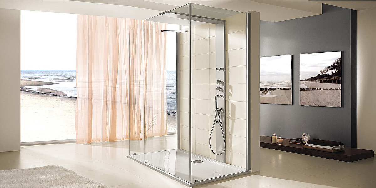 Душевая кабина пристенная THASOS 170х90 см HOESCH 9429117101401 - Вид №1