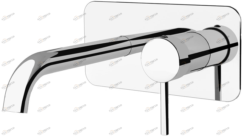 Fir Italia Смеситель для умывальника настенный с тарелкой Cleo 84 8410108