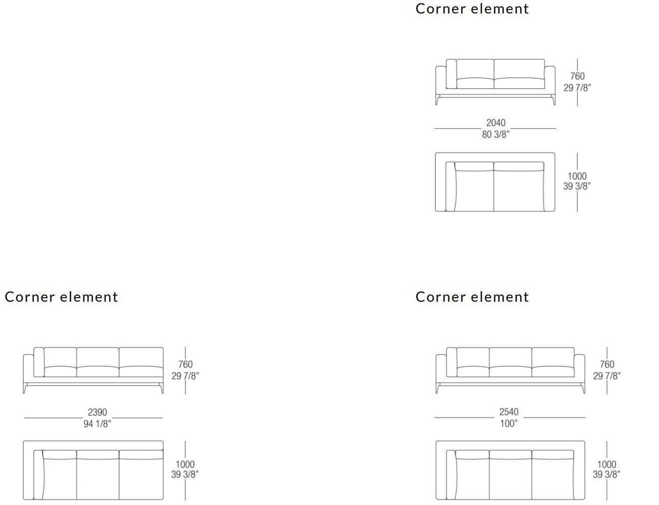 MisuraEmme Модульный угловой диван из ткани Misuraemme sun-id-1394480 - Вид №7