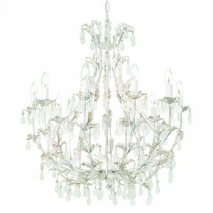 Подвесная люстра Ideal Lux Cascina SP10 IDEAL LUX ДИЗАЙНЕРСКИЕ, CASCINA 057290 Белый