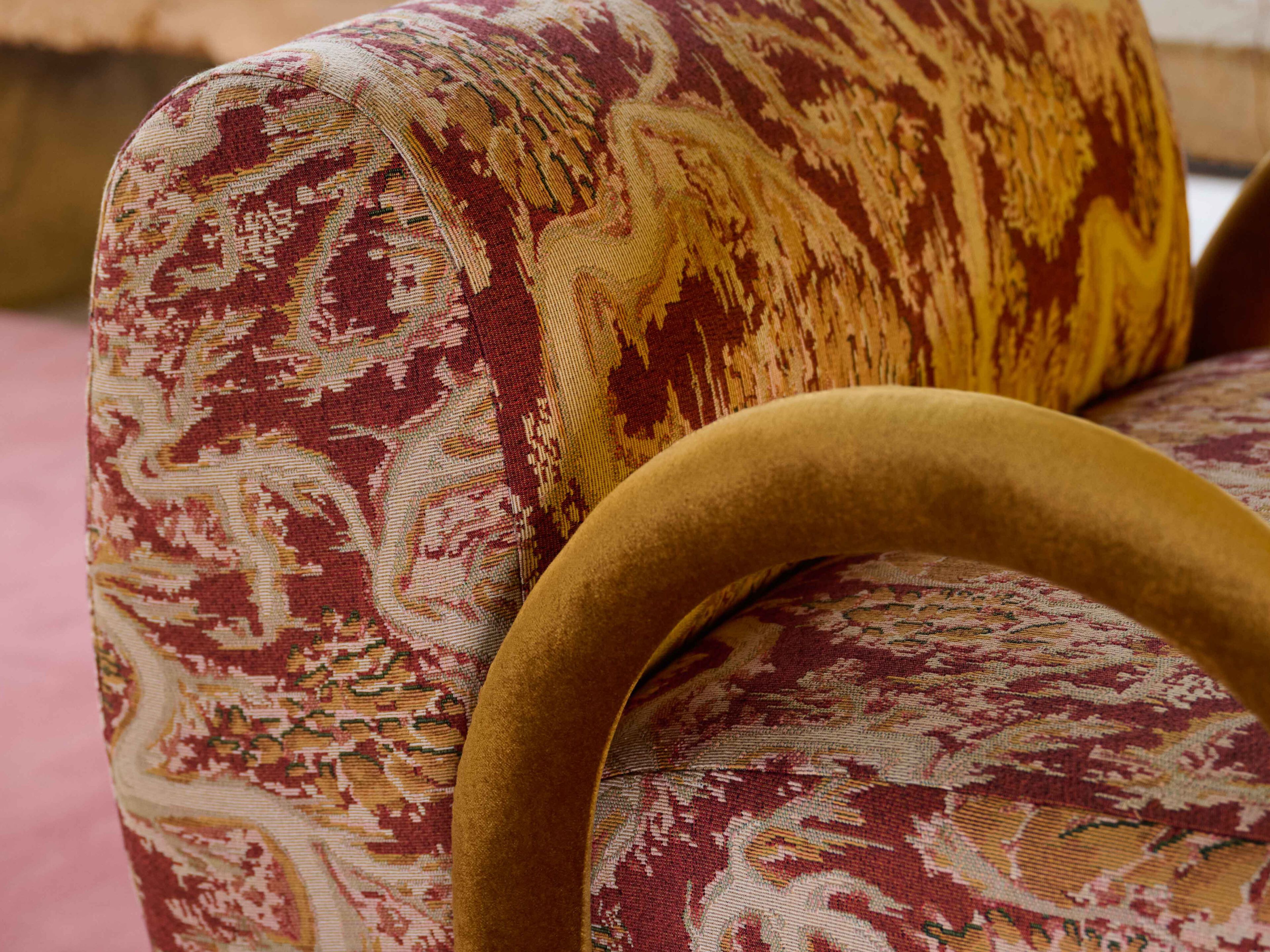 Хлопчатобумажная ткань и акриловая ткань LELIEVRE Métamorphose ARCH-00139799 - Вид №6