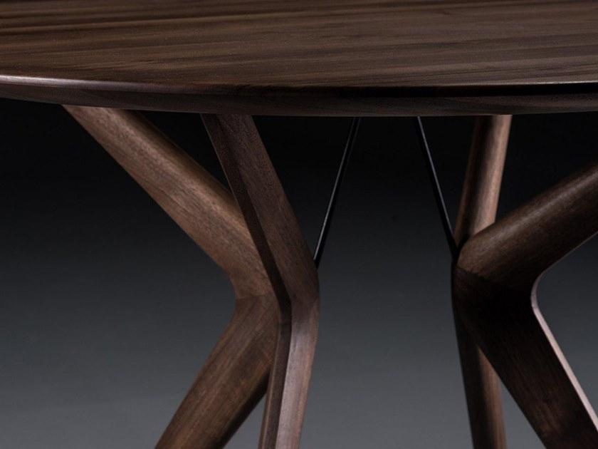 Artisan Круглый деревянный стол Lakri Rtlaxxyy  - Вид №3