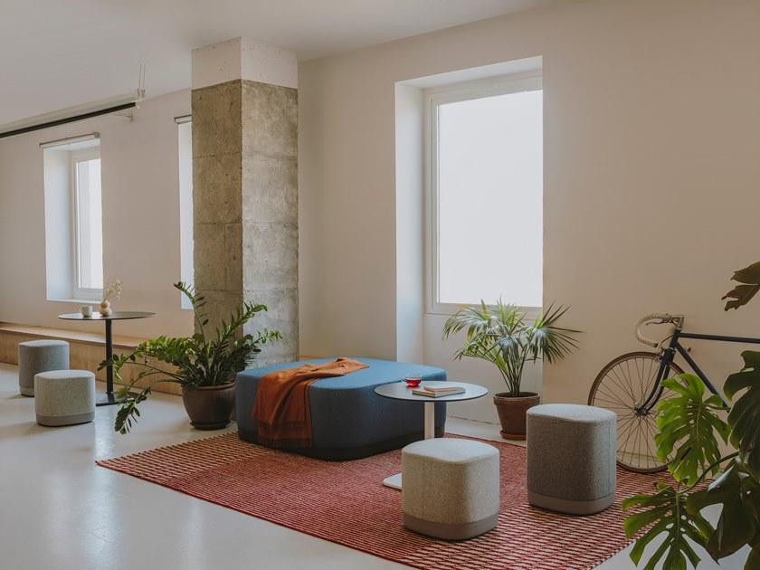 ENEA Квадратный пуф из ткани Puck sun-id-1353031 - Вид №14