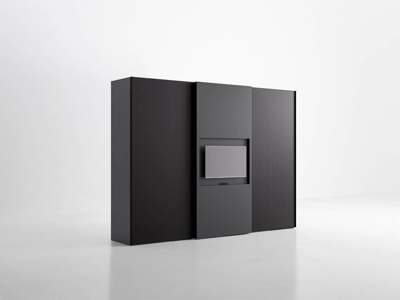 Секционный деревянный шкаф с раздвижными дверями Pianca ANTA TV ARCH-00026357 - Вид №1