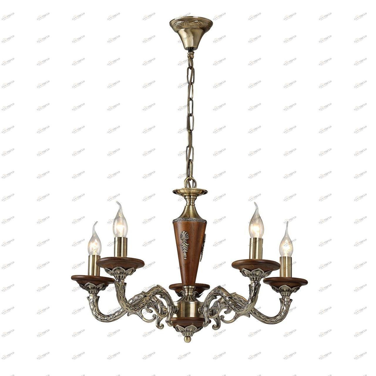 Подвесная люстра Arte Lamp Verdi A5603LM-5AB ARTE LAMP ДИЗАЙНЕРСКИЕ, VERDI 108452 Коричневый 