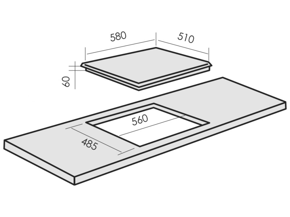 7922691 Газовая варочная поверхность MBS PG-602 STDN-0015307 - Вид №8