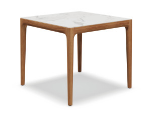 Квадратный садовый стол с керамической столешницей