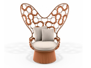 Веревочный садовый стул