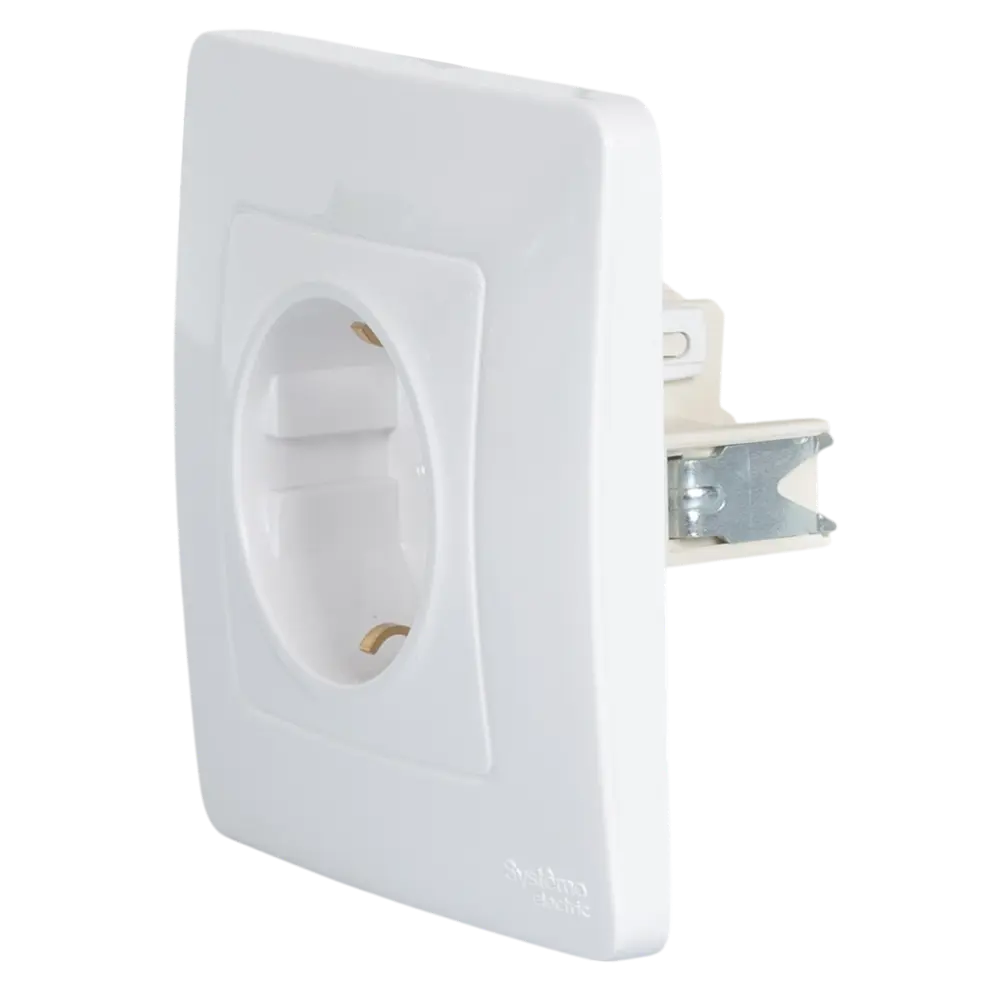 Розетка встраиваемая Systeme Electric Blanca с заземлением без шторок 16 А цвет белый 84500228 STLM-2148825 - Вид №2