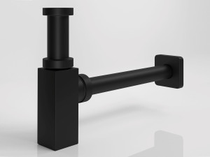 Металлический сифон для умывальника