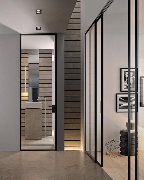 GIDEA Распашная дверь из алюминия и стекла Moderno sun-id-1378965 - Вид №3