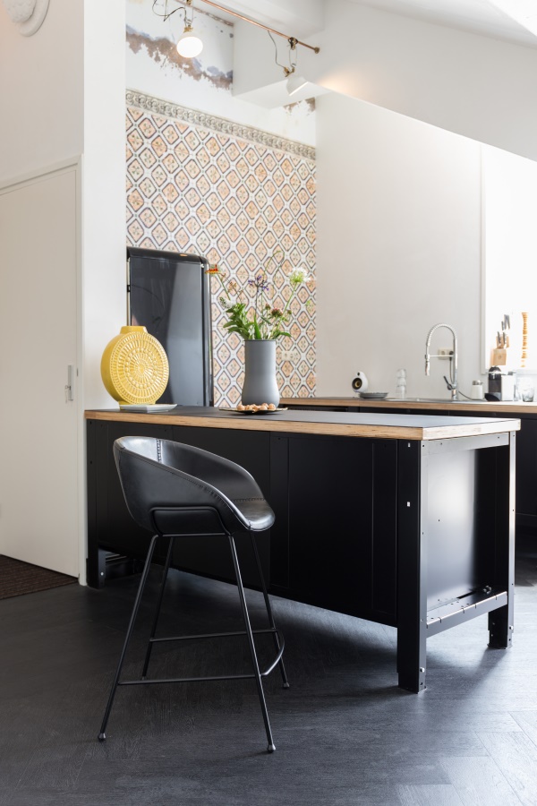 Табурет высокий Feston коричневый Zuiver 1500048 - Вид №1