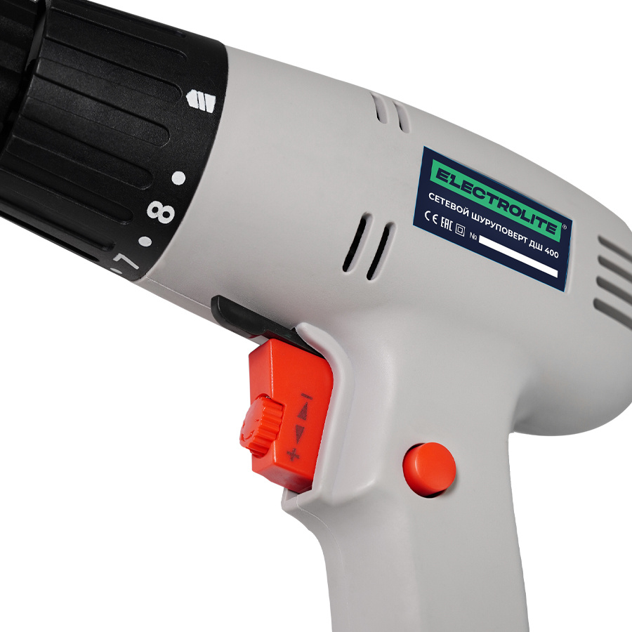 Дрель-шуруповерт Electrolite ДШ 400 9239480 STDN-0100472 - Вид №4