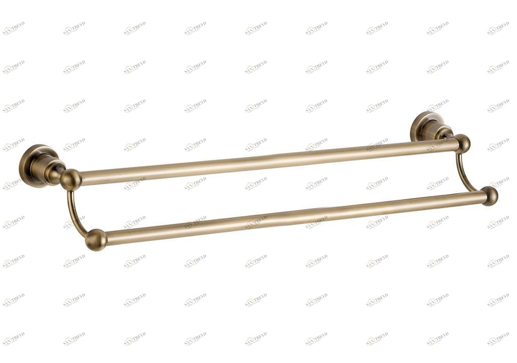 Держатель для полотенец Aquanet 3824D (60 см, двойной) 3800