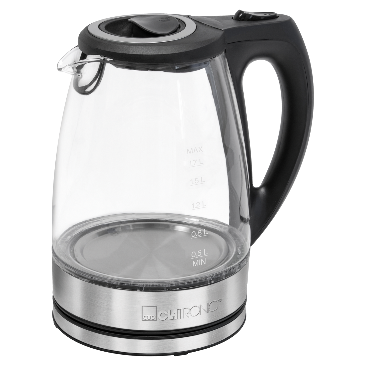 8195384 Электрочайник Clatronic WKS 3744 Inox серебристый STDN-0079202 - Вид №1