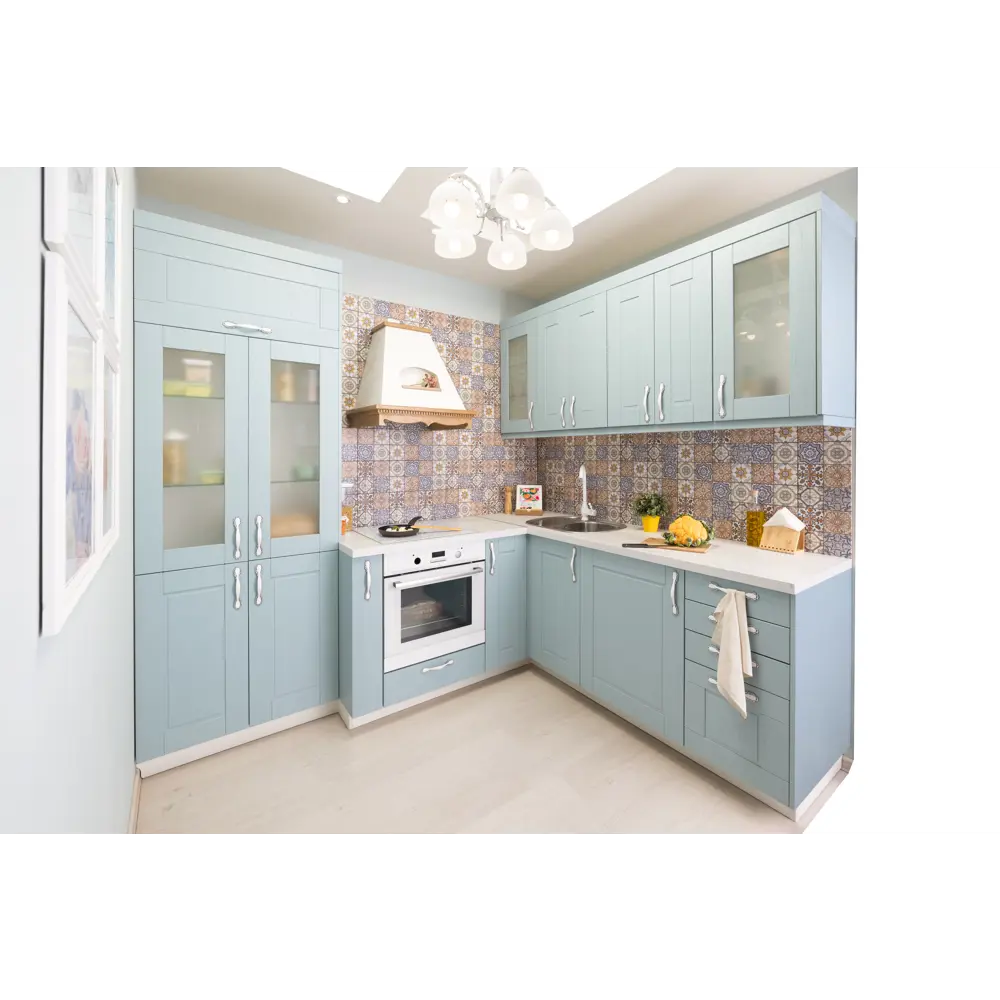 Фасад кухонный Томари Delinia ID голубой МДФ с ПВХ-покрытием 82011021 STLM-0017398 - Вид №8