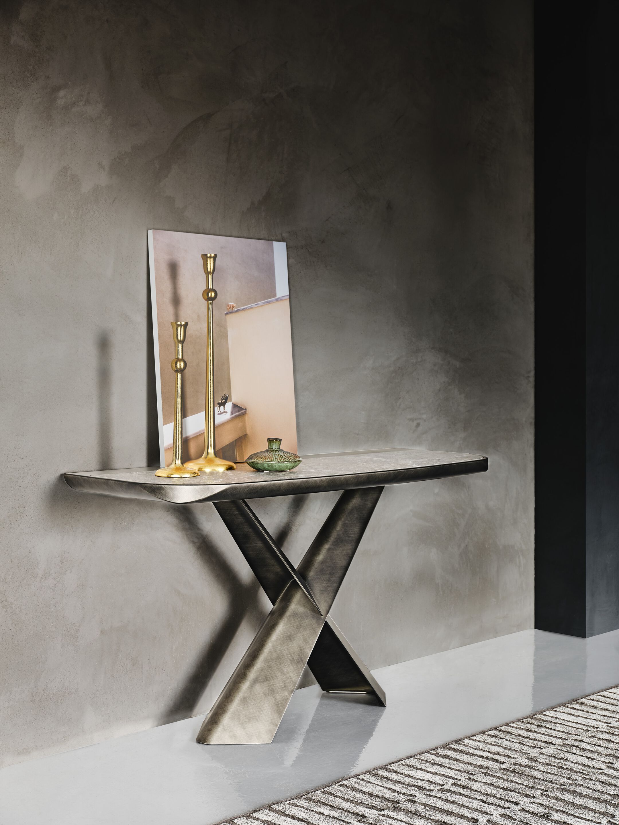 Керамическая консоль полумесяца Cattelan italia TERMINAL KERAMIK PREMIUM ARCH-00037664 - Вид №8