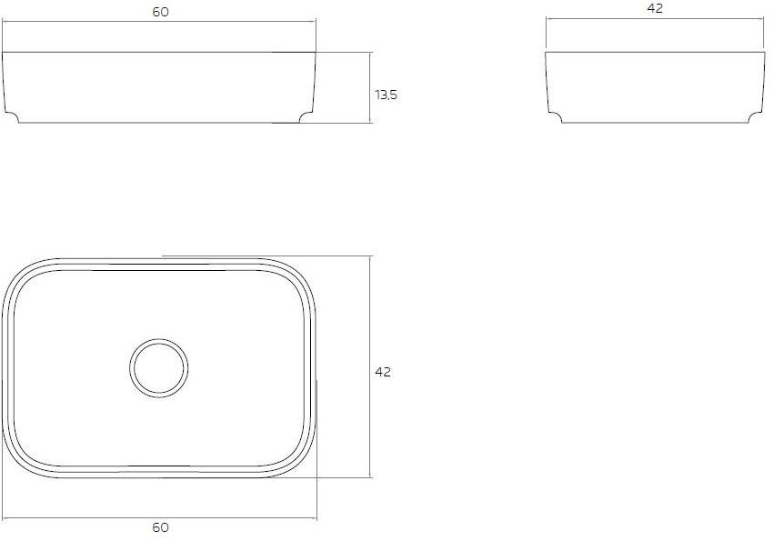 Накладная раковина на столешницу  овальная Relax Design sun-id-1346424 - Вид №4