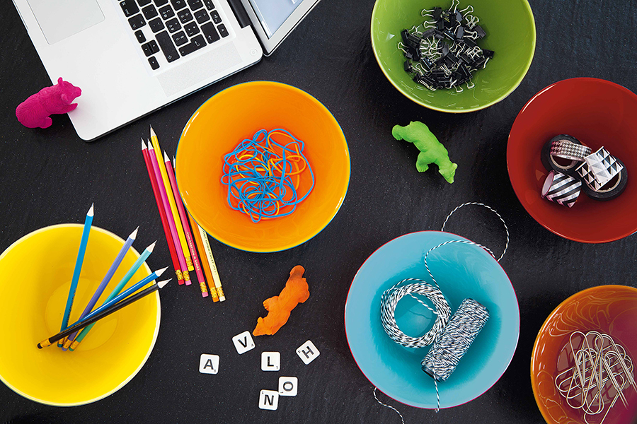 281420168 Салатница my fusion black 20 см желтая Guzzini  - Вид №2