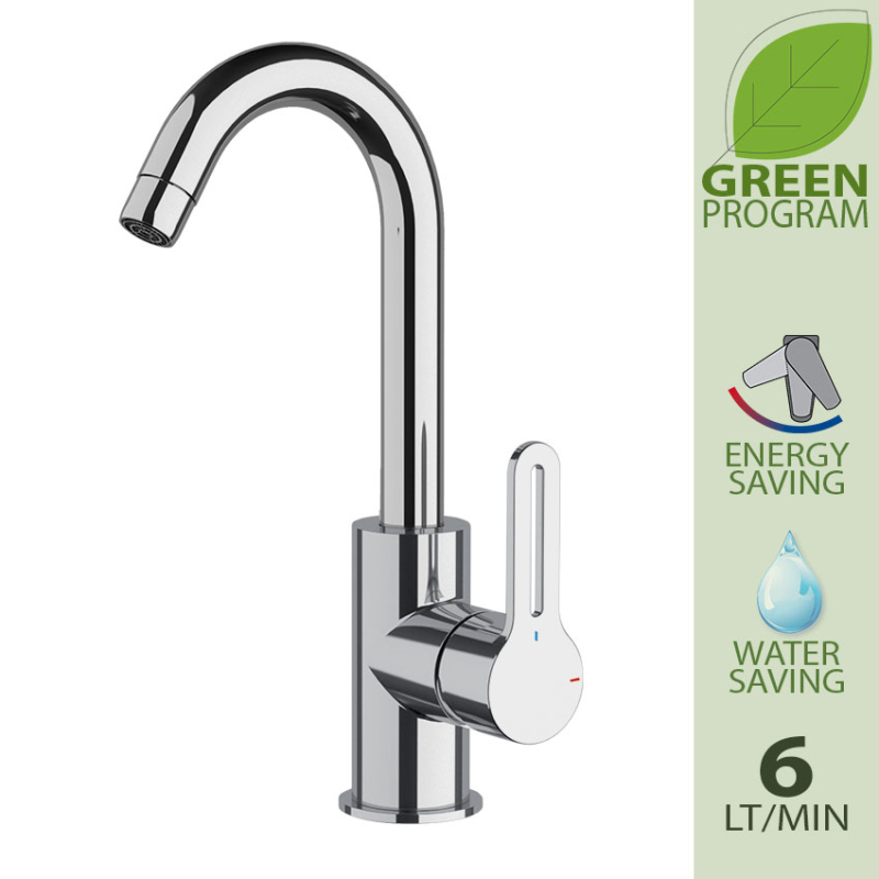 SRE618CLT6 Смеситель для мойки DANIEL RUBINETTERIE Smart GREEN - Вид №3