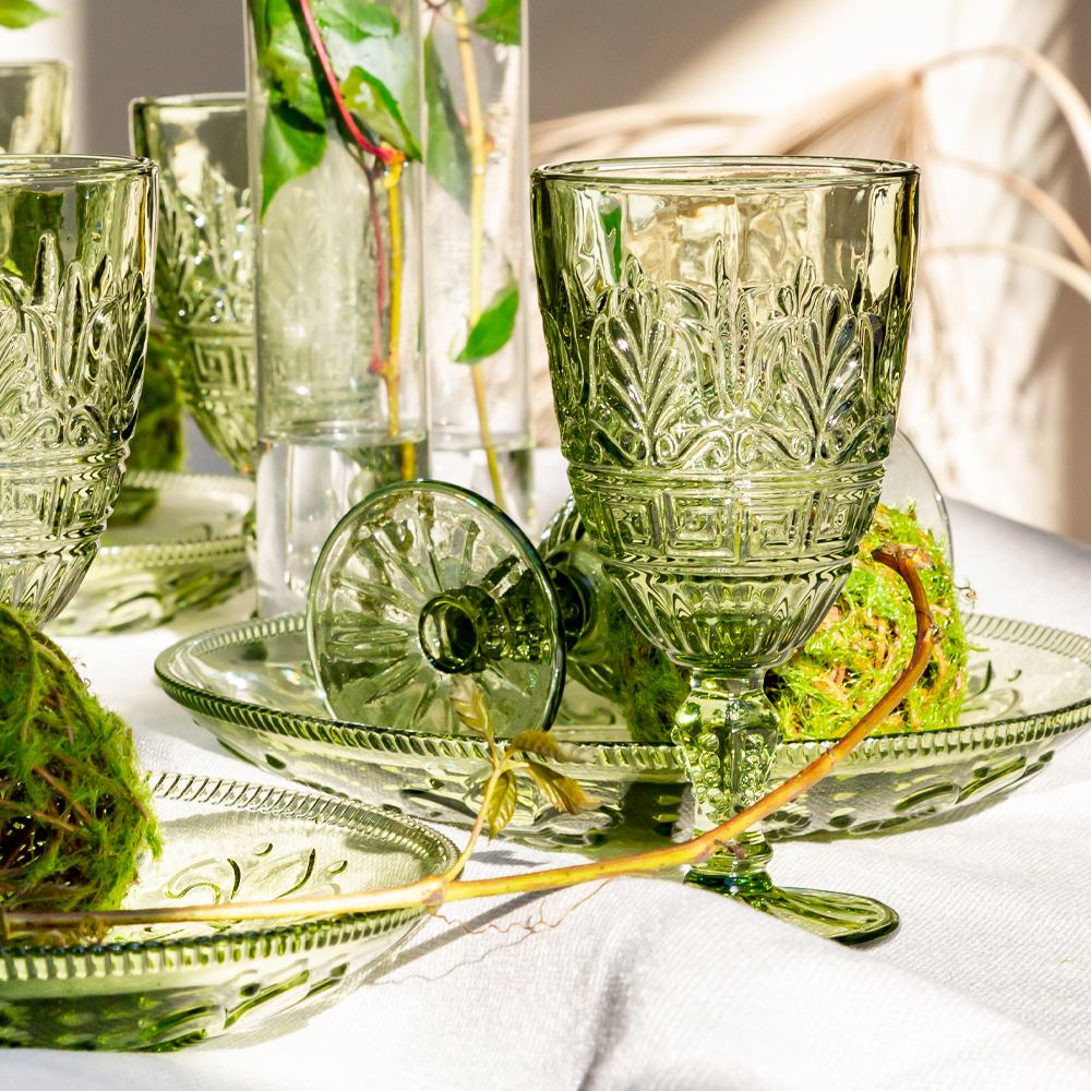 21091718 Комплект бокалов «Хлоя» (6 штук, зеленый опал) Object Desire Светский прием  - Вид №4