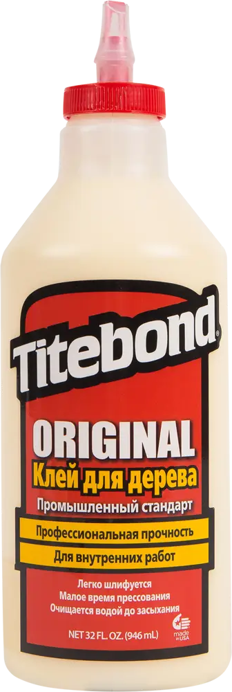 Столярный клей Titebond Original для внутренних работ 946 мл 82300862