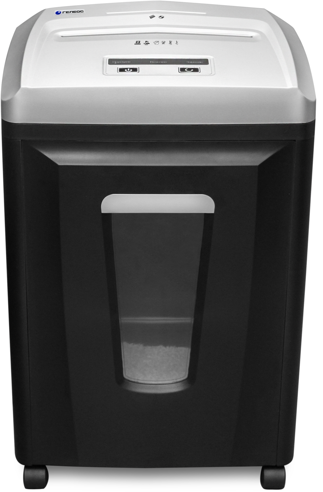 УП21-7+ Уничтожитель документов , din p-7 (7 ур-нь секр.), фрагмент 0,8х1мм, 6-7 лист (70г/м2), cd/пл.карты, 23 литра Гелеос Santreyd 