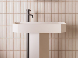 Прямоугольная раковина Livingtec® на колонне