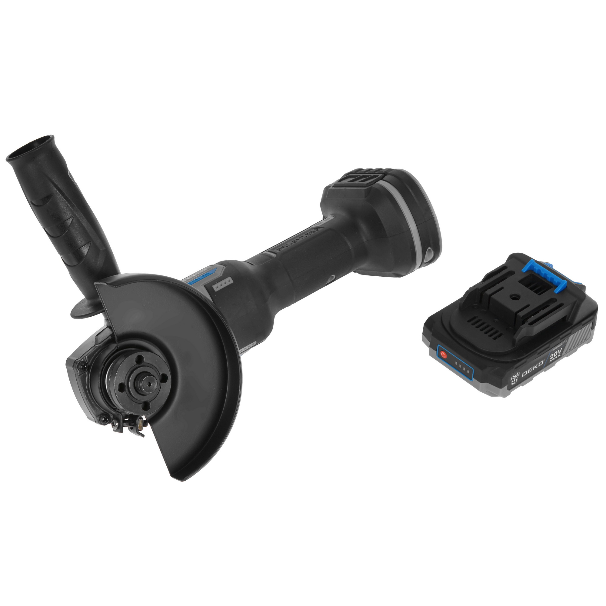 Углошлифовальная машина (УШМ) DEKO DKAG20 MAX 20V 5445898 STDN-0114738 - Вид №5