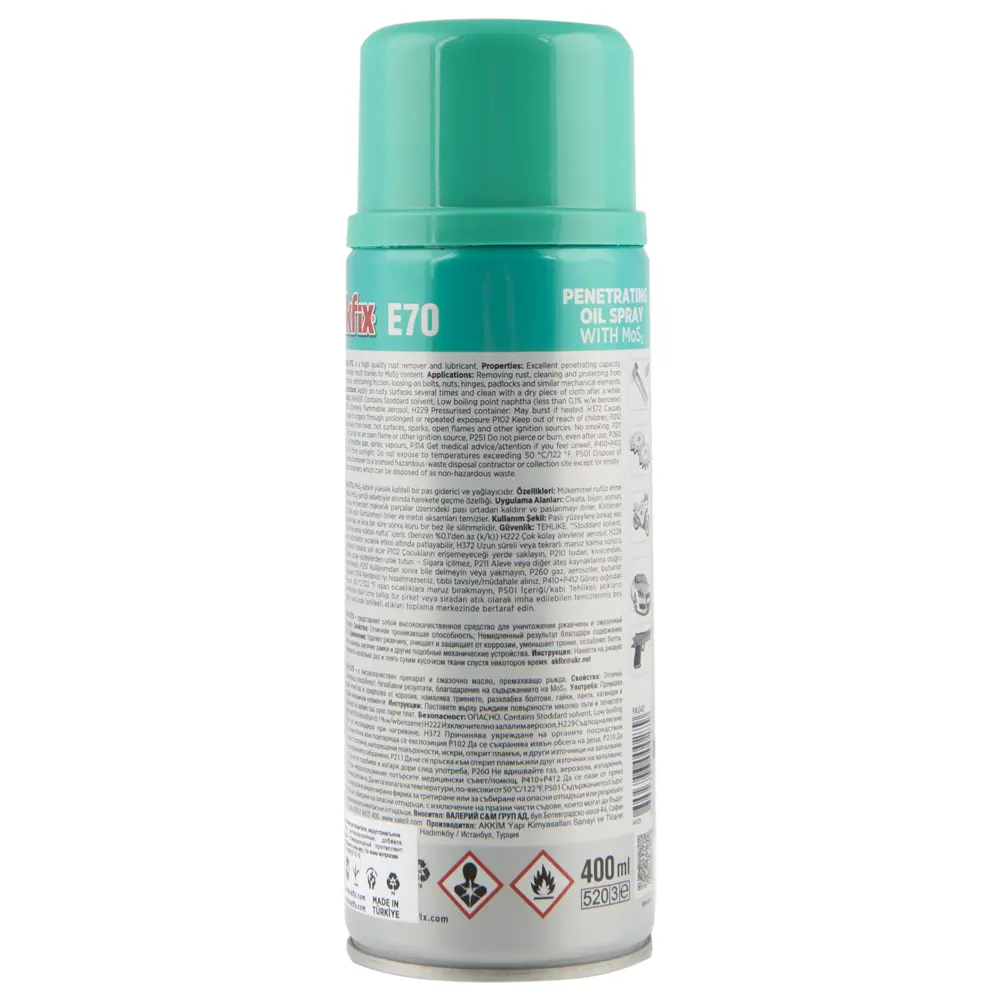 Смазка проникающая Akfix E70, 400 мл STLM-2200142 - Вид №1