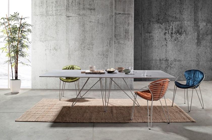 Joli Стул штабелируемый тканевый с обивкой Wire sun-id-1406293 - Вид №2