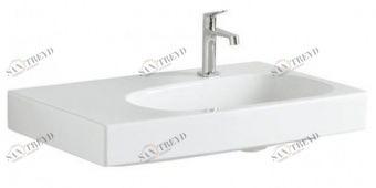 123675000 Подвесная раковина настенная прямоугольная Keramag 