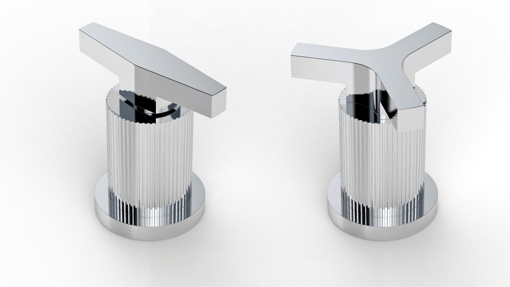 Смеситель для раковины с 3 отверстиями и отдельными розетками RUBINETTERIE STELLA ARCH-00044352 - Вид №16