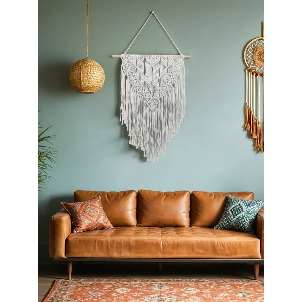 Панно Бохо белый 50x70 см Santreyd STLM-2096485 - Вид №5