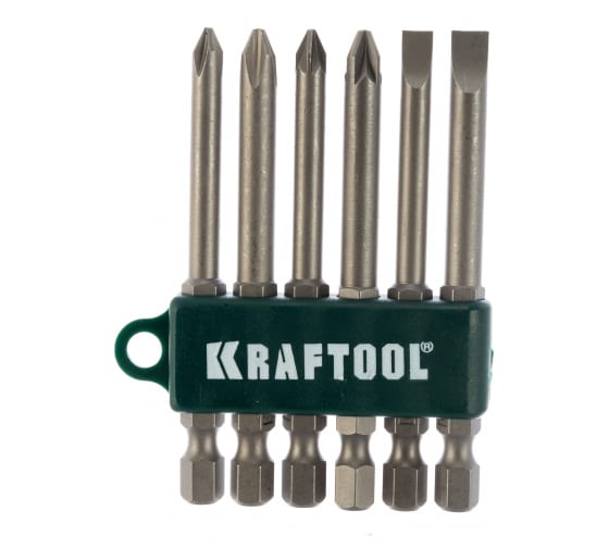 Набор бит KRAFTOOL 26061-H6 6615677 STDN-0051205 - Вид №2