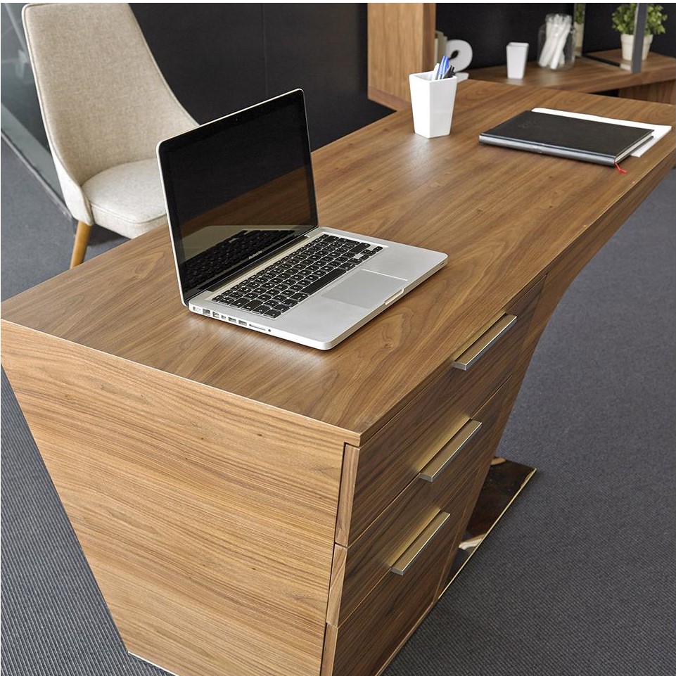 Письменный стол с ящиками дуб Belleza от Angel Cerda ANGEL CERDA  147525 Бежевый  - Вид №2