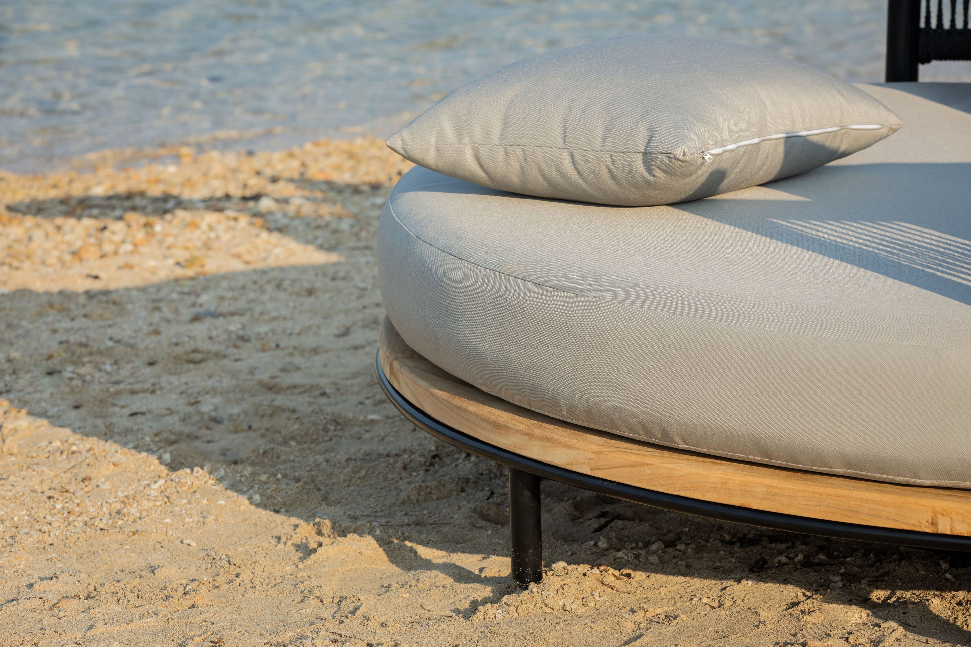 Ткань круглая Садовая кровать с солнцезащитным козырьком cbdesign круглый ARCH-00084466 - Вид №17