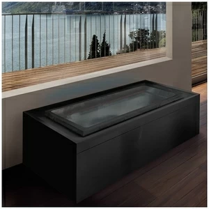 Бассейн Gruppo Treesse Fusion 220 SPA-V8620-C напольный прямоугольный черный