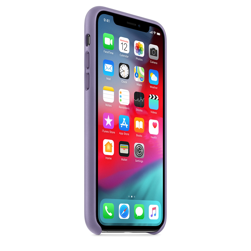 MVFR2ZM/A Iphone xs leather case - lilac Apple Santreyd  - Вид №4