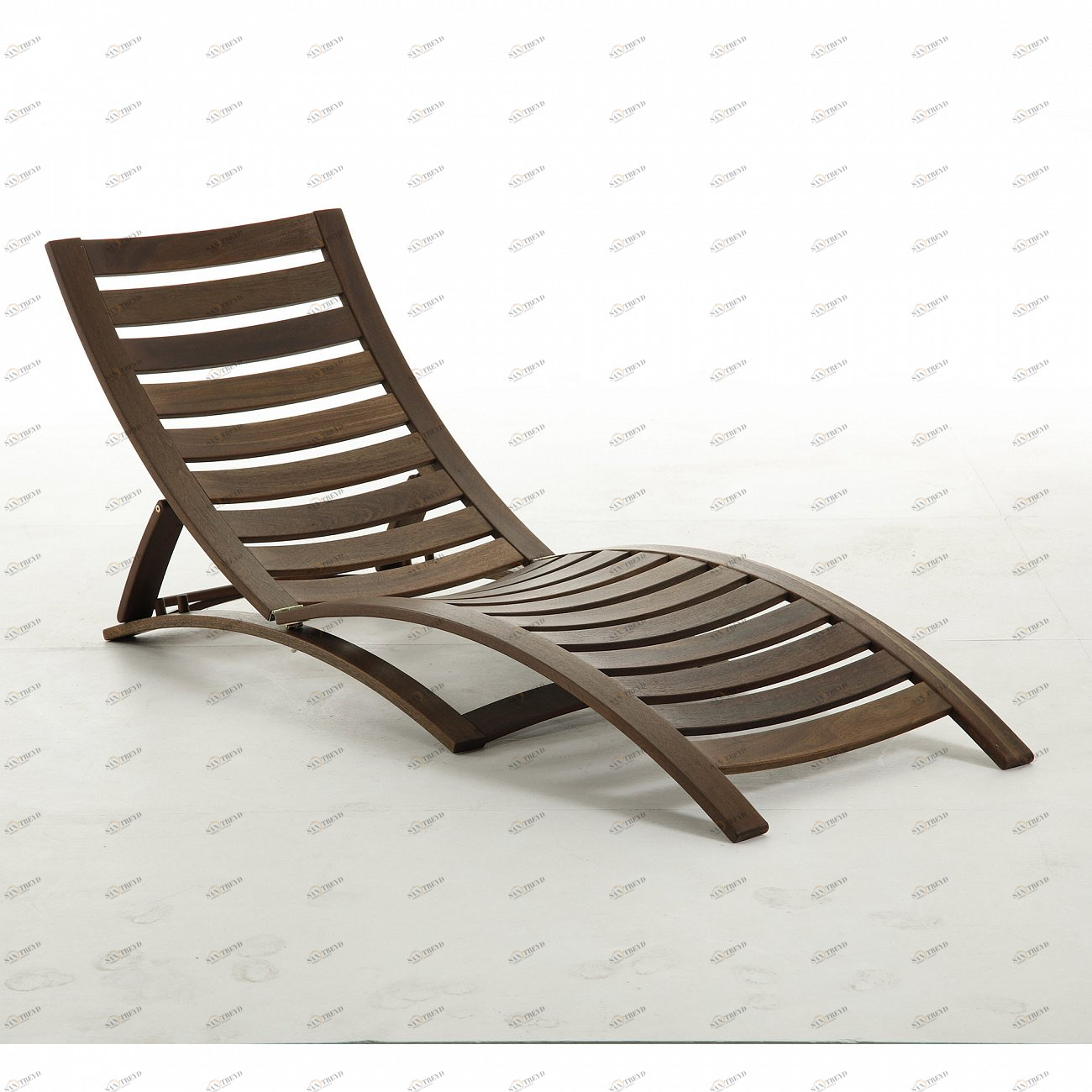 Шезлонг деревянный коричневый Lucien от La Forma LA FORMA LUCIEN 00-3864635 Коричневый 