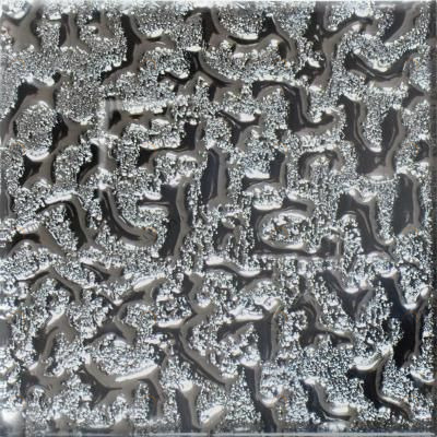 Напольная вставка Моноколор платина 6,6х6,6 Роскошная мозаика sun-id-329530