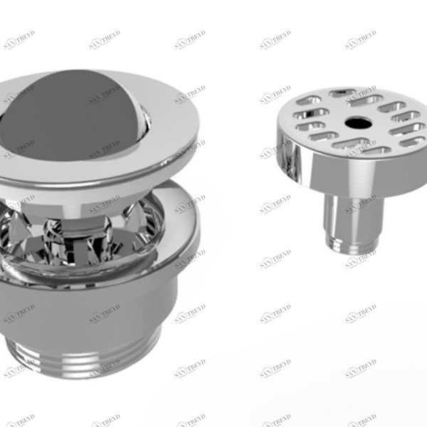 Донный клапан для раковин с заглушкой Kit 24 K-24-PC Victoria + Albert K24PC