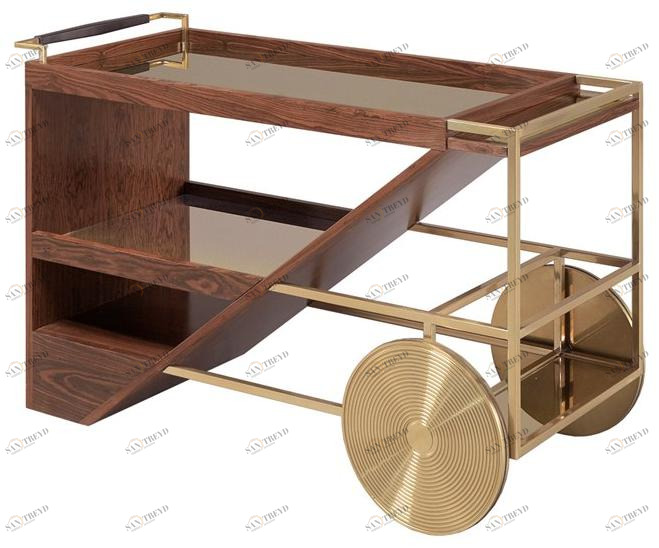Jetclass Тележка барная деревянная  Jez219 