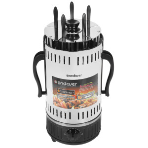 8114726 Электрошашлычница Endever Grillmaster 290 серебристый