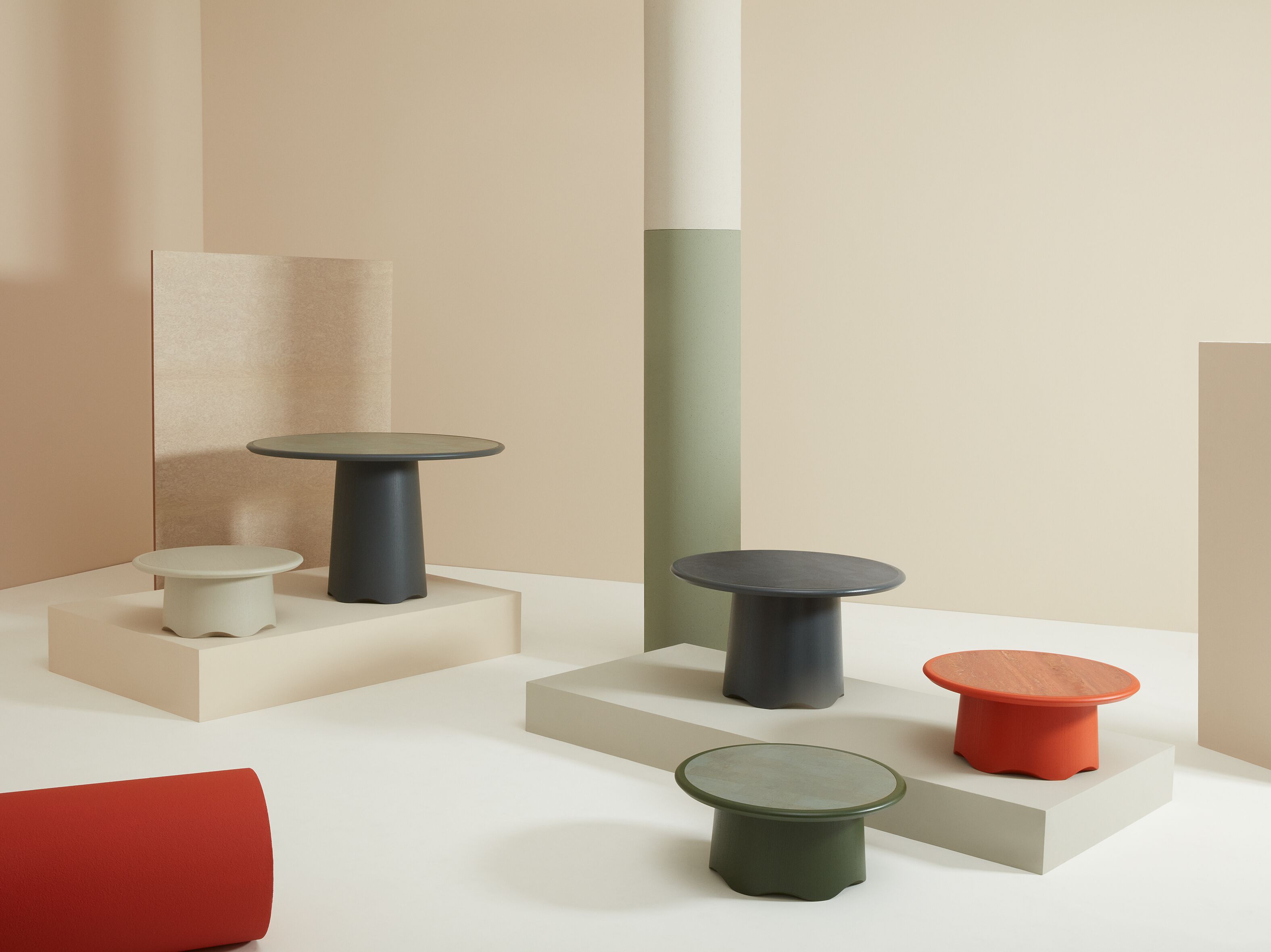 Круглый обеденный стол из ясеня Billiani ARCH-00054218 - Вид №4