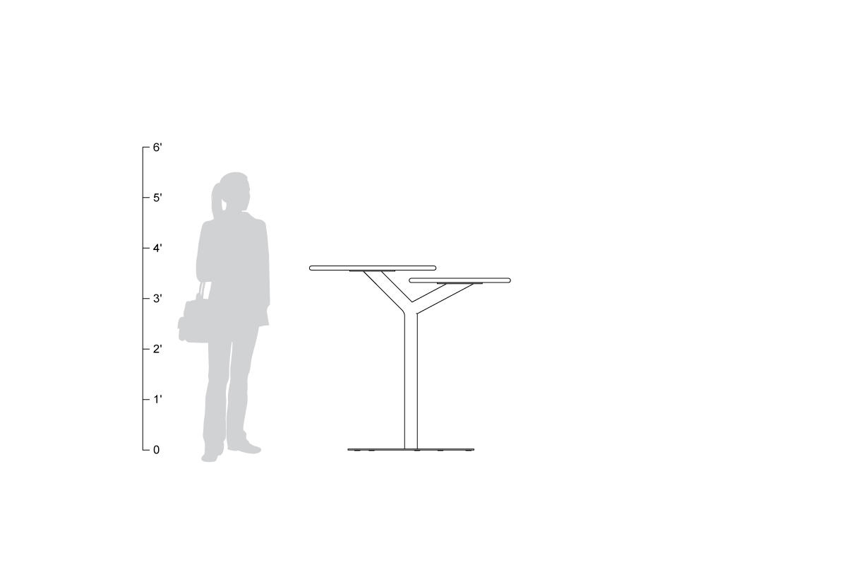 FSRT130 Стол для бистро  Forms-surfaces  - Вид №4