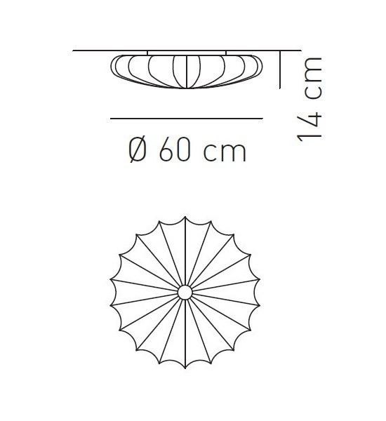 PLMUSE60FIXXE27 flor пот.св-к 1*13W E27 AXO LIGHT 101058 - Вид №2