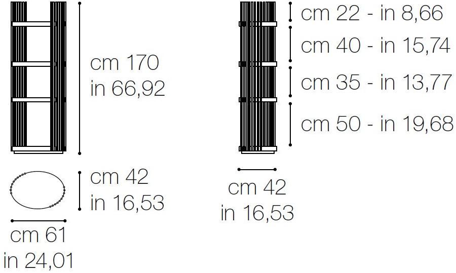 Grilli Открытый книжный шкаф  780101  - Вид №5
