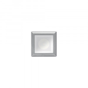 8470015 Встраиваемый в пешеходный пол Platek NANO FULL INOX QUADRATO  NANO FULL INOX - 1 LED 3000K diffuse