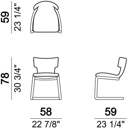Arketipo Консольный стул из ткани sun-id-1443318 - Вид №2